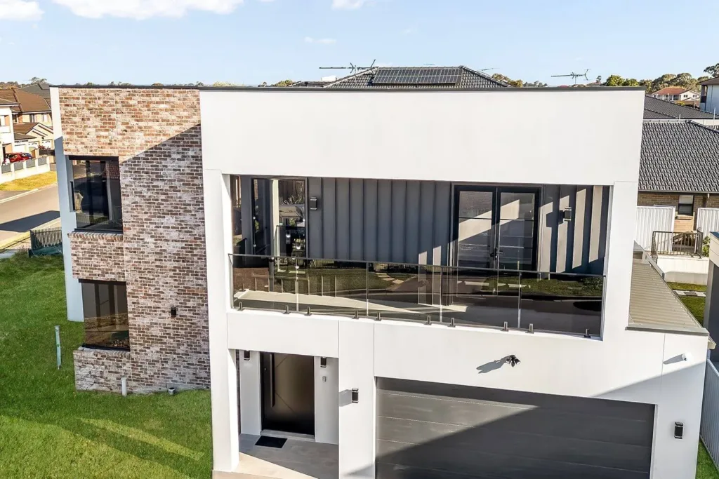 Modern Brick Balcony