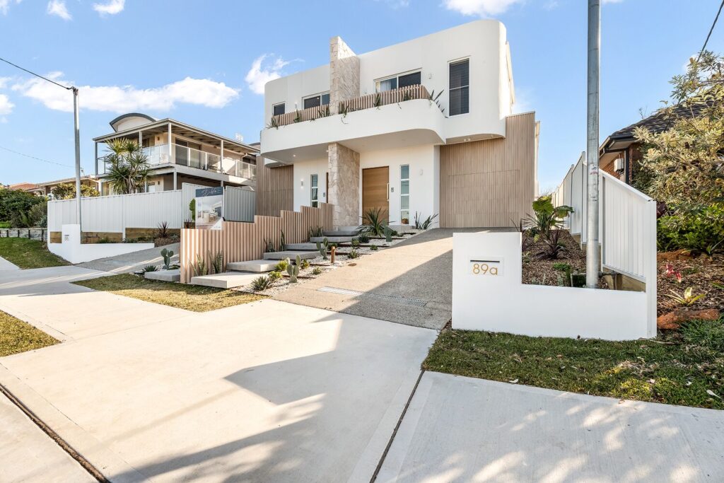 Modern white house