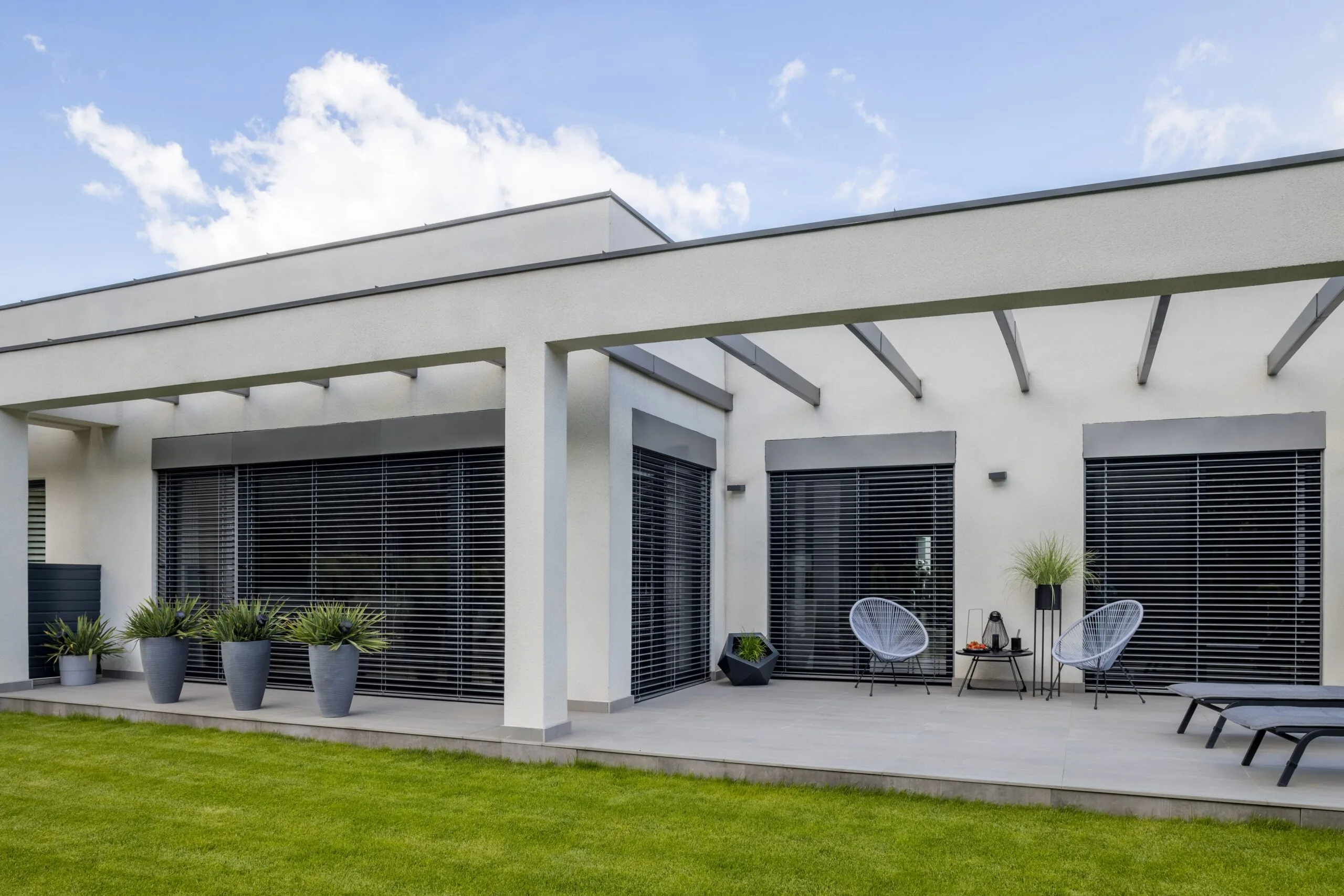 Modern alfresco area