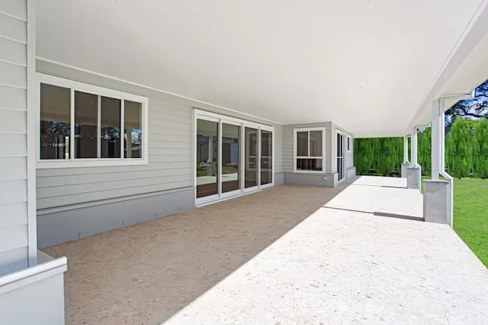 Covered outdoor patio