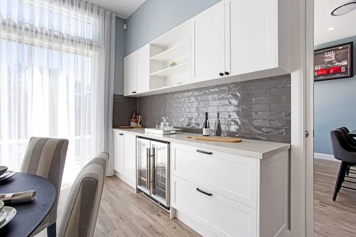 Butlers pantry wine fridge