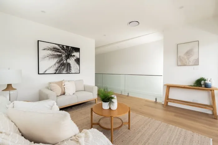 Coastal style upstairs lounge