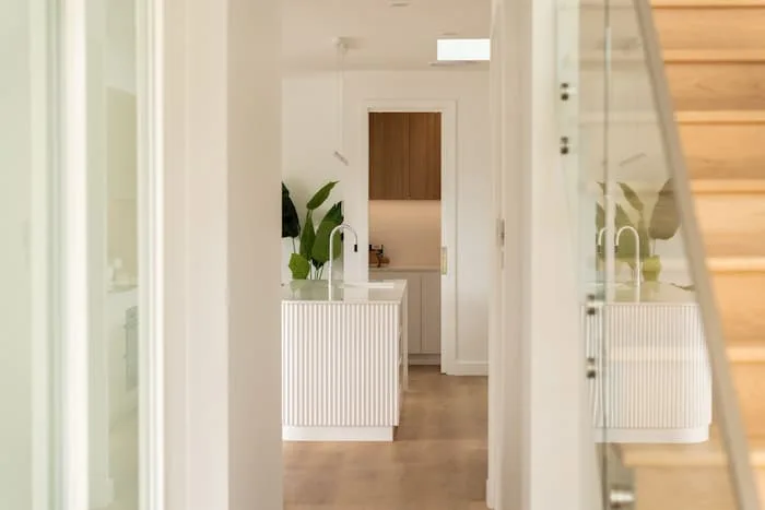 Modern white kitchen