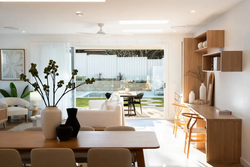 Blue Bay sunset home