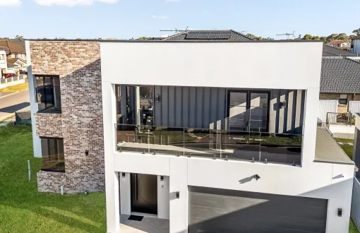 Modern Brick Balcony