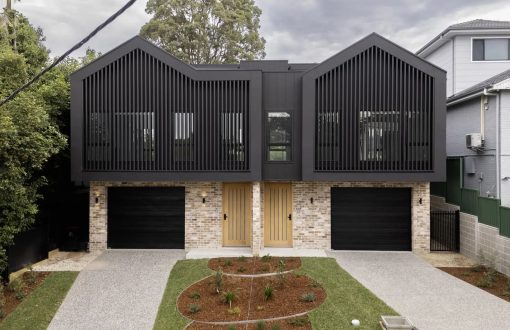 Modern Black Duplex